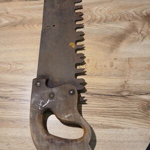 Rustic Brown Hand Saw for Home Kitchen